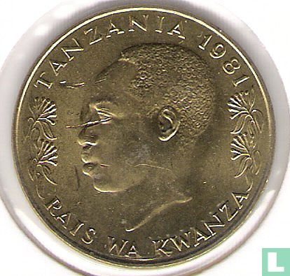Tanzania 20 senti 1981 - Image 1