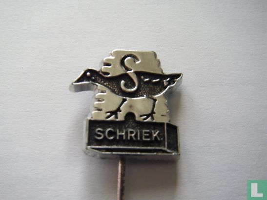 Schriek [silver on black]