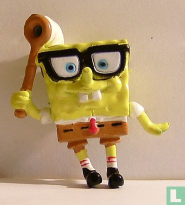 SpongeBob met visnet