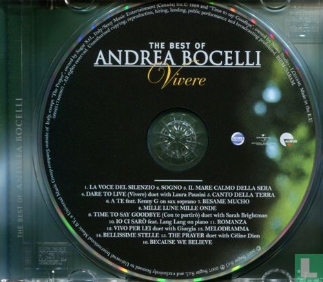 The best of Andrea Bocelli - Vivere - Image 3