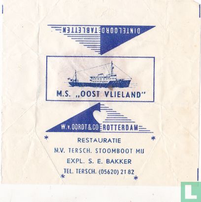 M.S. "Oost Vlieland" N.V. Tersch. Stoomboot Mij.