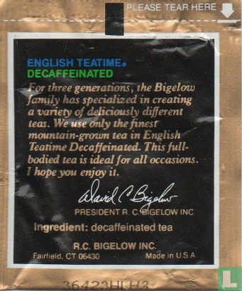 English Teatime [r] Decaffeinated - Image 2