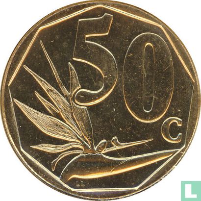 South Africa 50 cents 2009 - Image 2