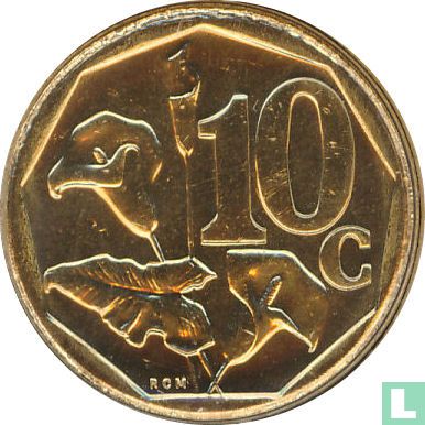 Afrique du Sud 10 cents 2009 - Image 2