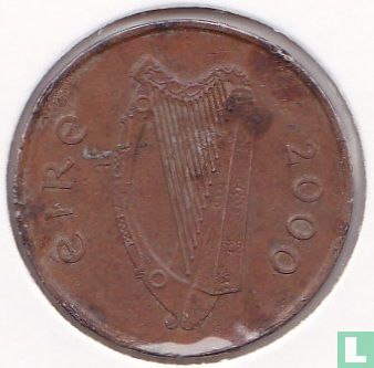 Ierland 2 pence 2000 - Afbeelding 1