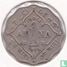 Brits-Indië 1 anna 1914 - Afbeelding 1
