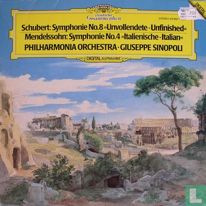 Schubert: Symphonie no.8 "Unvollendete" / Mendelssohn: Symphonie no.4 "Italienische" - Image 1