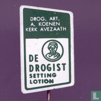 Drog.art.A.Koenen Kerk Avezaath De Drogist setting lotion