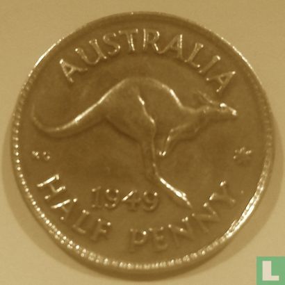Australia ½ penny 1949 - Image 1