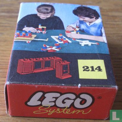 Lego 214-2 Ten Windows and Doors, Red