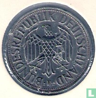 Germany 1 mark 1963 (F) - Image 2