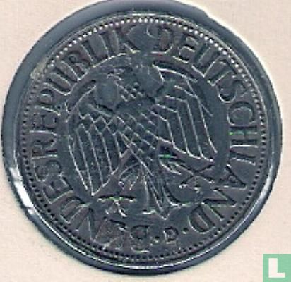 Duitsland 1 mark 1955 (D) - Afbeelding 2