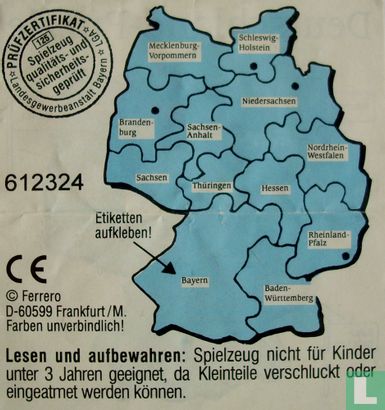 Deutschland-Puzzle (Duitsland puzzel) - Afbeelding 3