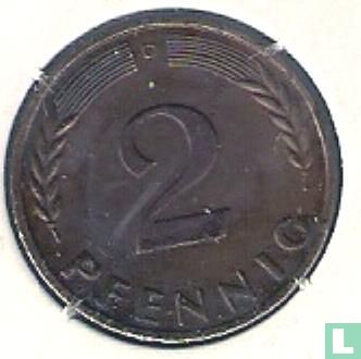 Duitsland 2 pfennig 1960 (D) - Afbeelding 2