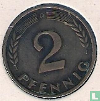 Duitsland 2 pfennig 1950 (D) - Afbeelding 2