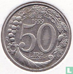 Italien 50 Lire 1999 - Bild 1