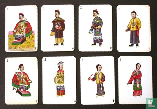 Mah Jongg Kaarten Kartonnen kleurrijke schuifdoos - Image 3