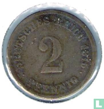 German Empire 2 pfennig 1875 (D) - Image 1