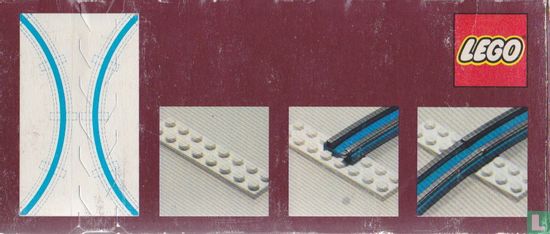 Lego 751-1 8 Curved 12V Conducting Rails - Bild 2