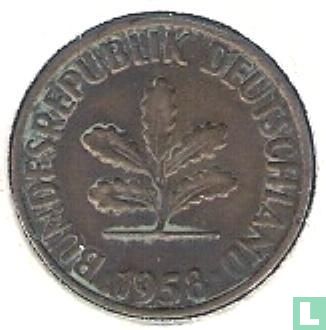 Duitsland 2 pfennig 1958 (D) - Afbeelding 1