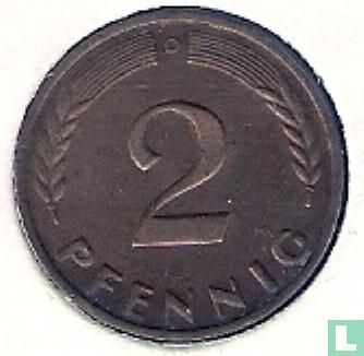 Allemagne 2 pfennig 1958 (D) - Image 2