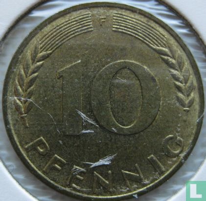Allemagne 10 pfennig 1968 (F) - Image 2