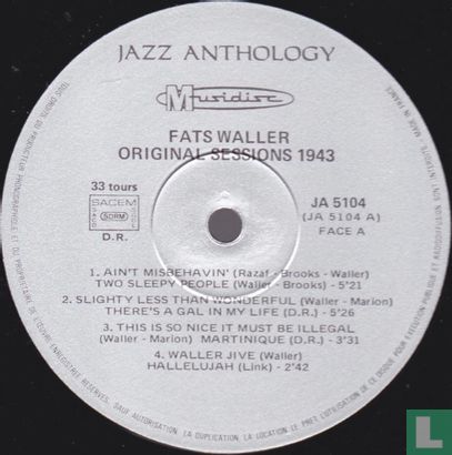 Original Sessions 1943  - Afbeelding 3
