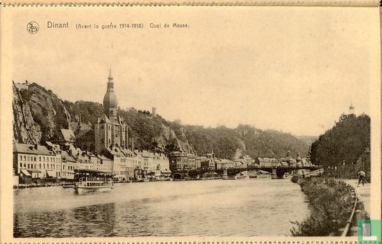 Dinant. (Avant la guerre 1914-1918). Quai de Meuse - Afbeelding 1