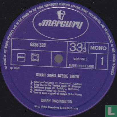 Dinah Washington Sings Bessie Smith  - Afbeelding 3