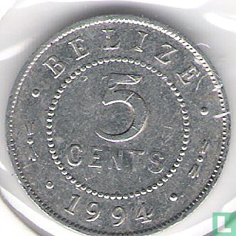 Belize 5 Cent 1994 - Bild 1