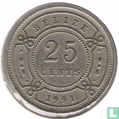 Belize 25 cents 1991 - Image 1