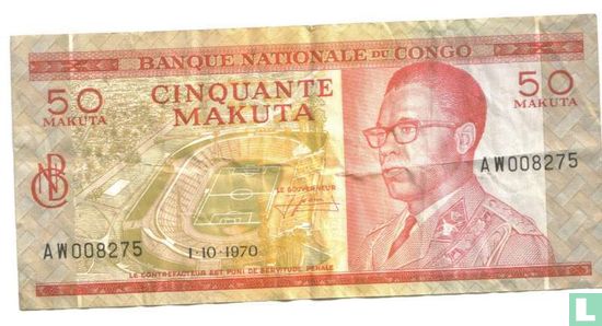 Congo 50 Makuta - Afbeelding 1