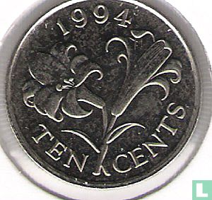 Bermuda 10 cents 1994 - Image 1