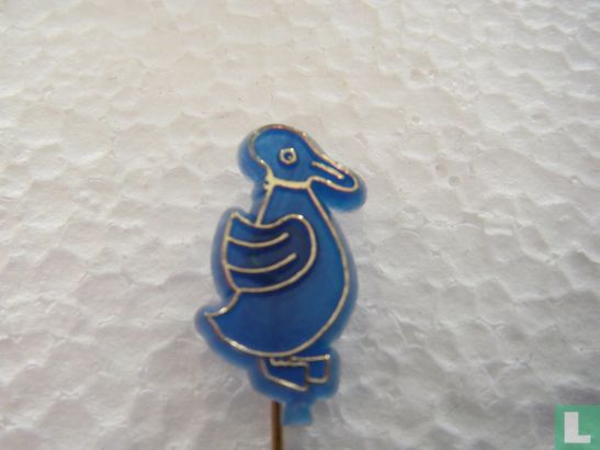Duck (looking right) [blue[