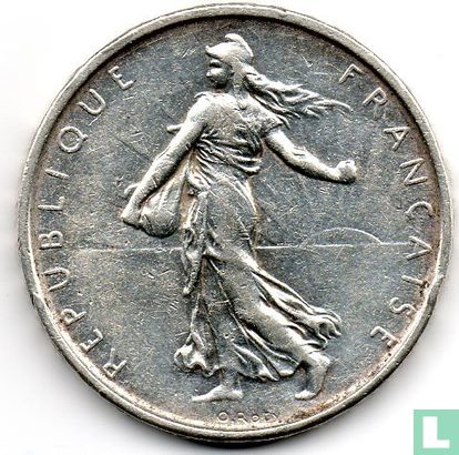 Frankrijk 5 francs 1961 - Afbeelding 2
