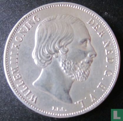 Niederlande 1 Gulden 1850 - Bild 2