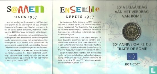 België 2 euro 2007 (folder) "50 years Treaty of Rome" - Afbeelding 1