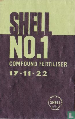 Shell No. 1 Compound Fertiliser 17-11-22  - Afbeelding 1