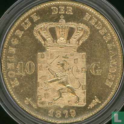 Niederlande 10 Gulden 1879/7 - Bild 1