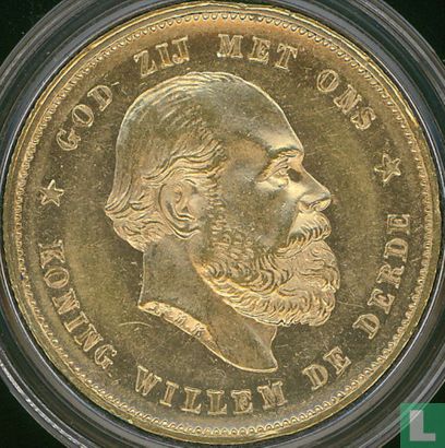 Niederlande 10 Gulden 1879/7 - Bild 2