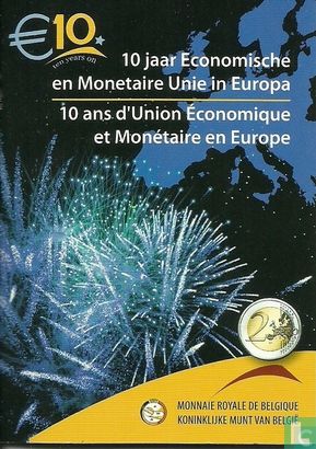 België 2 euro 2009 (folder) "10th anniversary of the European Monetary Union" - Afbeelding 1