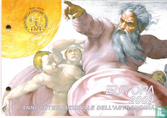 Vatican 2 euro 2009 (Numisbrief) "International Year of Astronomy" - Image 3