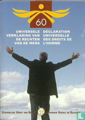 Belgien 2 Euro 2008 (Folder) "60 years of the Universal Declaration of Human Rights" - Bild 3