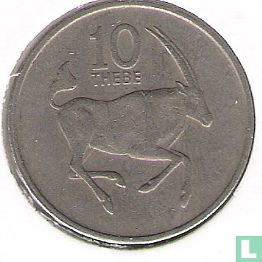 Botswana 10 thebe 1980 - Afbeelding 2