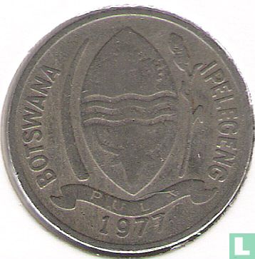 Botswana 10 thebe 1977 - Image 1