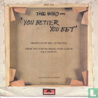 You Better You Bet - Afbeelding 2