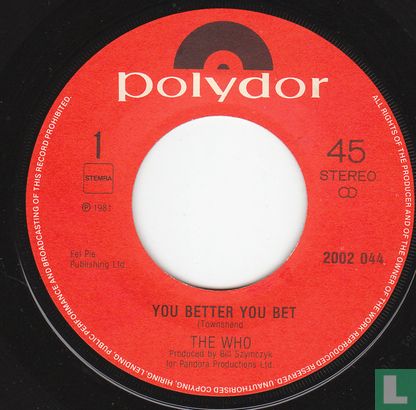 You Better You Bet - Afbeelding 3