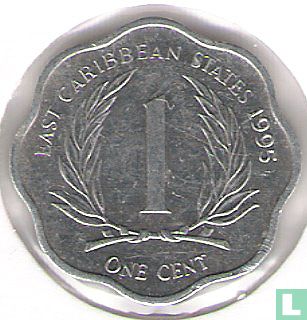 États des Caraïbes orientales 1 cent 1995 - Image 1