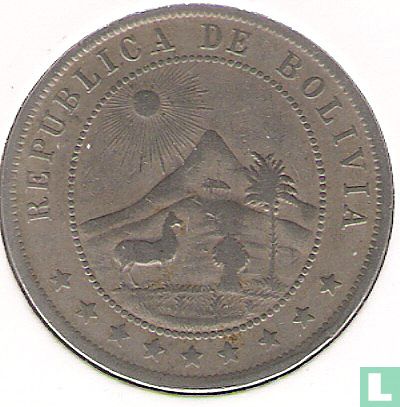 Bolivia 10 centavos 1919 - Image 2