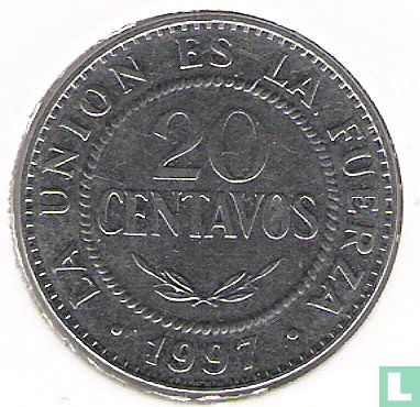 Bolivie 20 centavos 1997 - Image 1